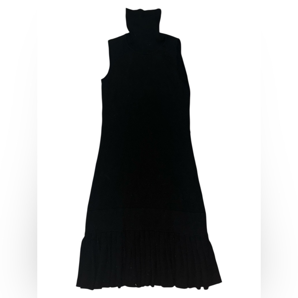 Calvin Klein Black Turtleneck Sweater Dress